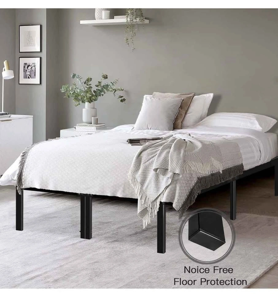18 Inch Queen Bed Frame - Black Metal - photo 3