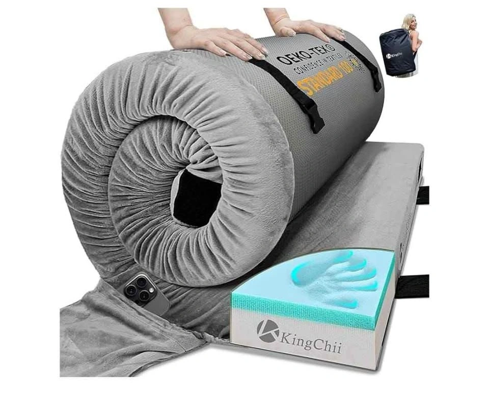 KingChii Memory Foam Camping Mattress - Single