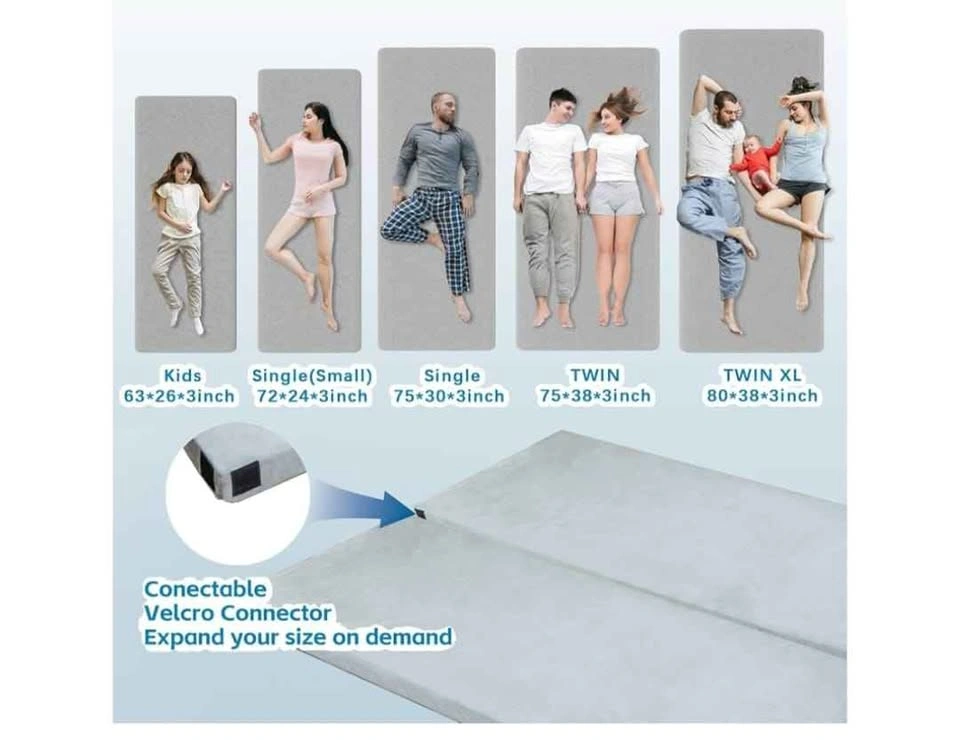 KingChii Memory Foam Camping Mattress - Single - photo 3