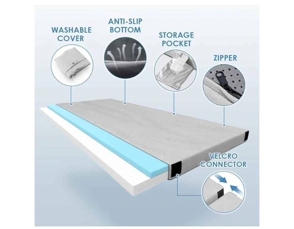 KingChii Memory Foam Camping Mattress - Single - photo 4