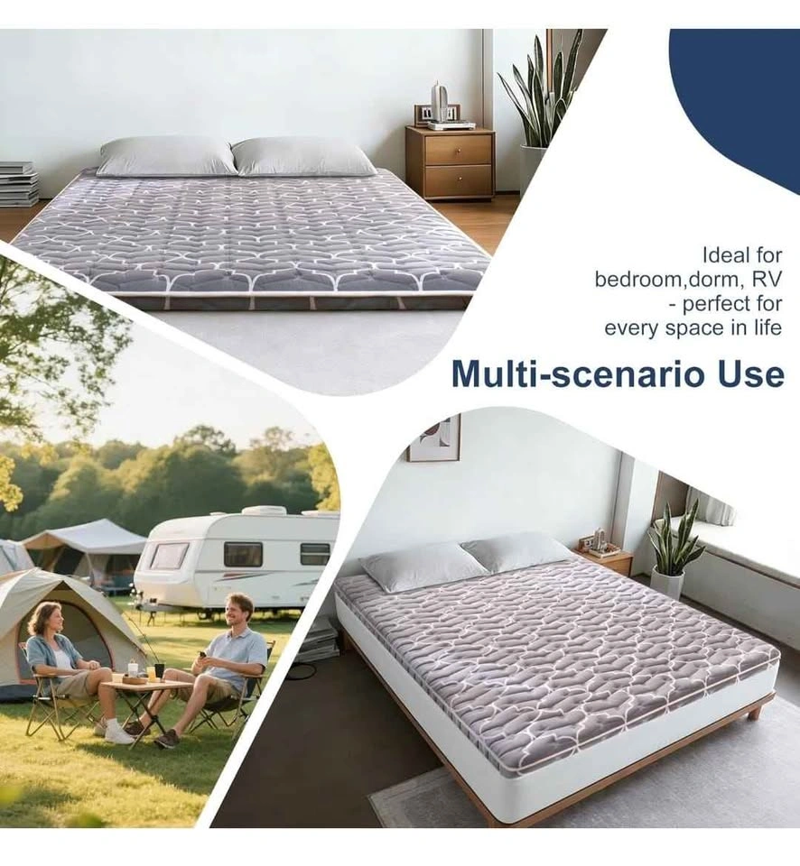 Premium Foam Japanese Futon Floor Mattress queen Size - photo 3