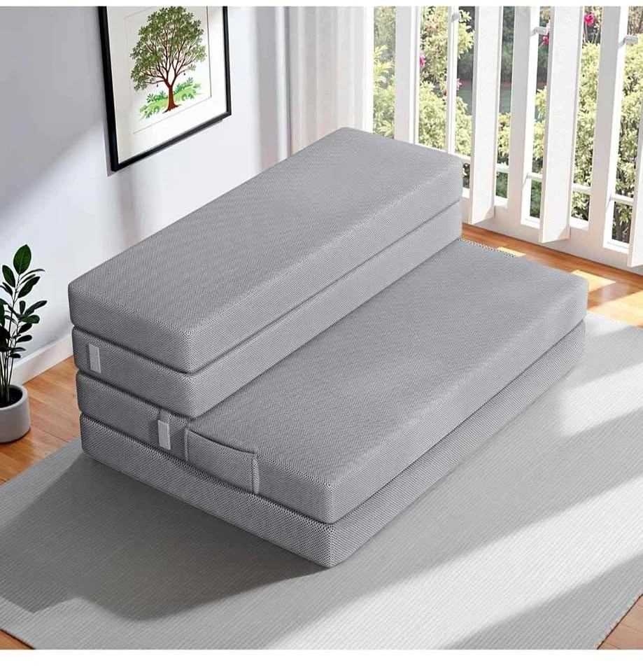 Youzi 4-Inch Foldable Twin XL Mattress with Storage Bag