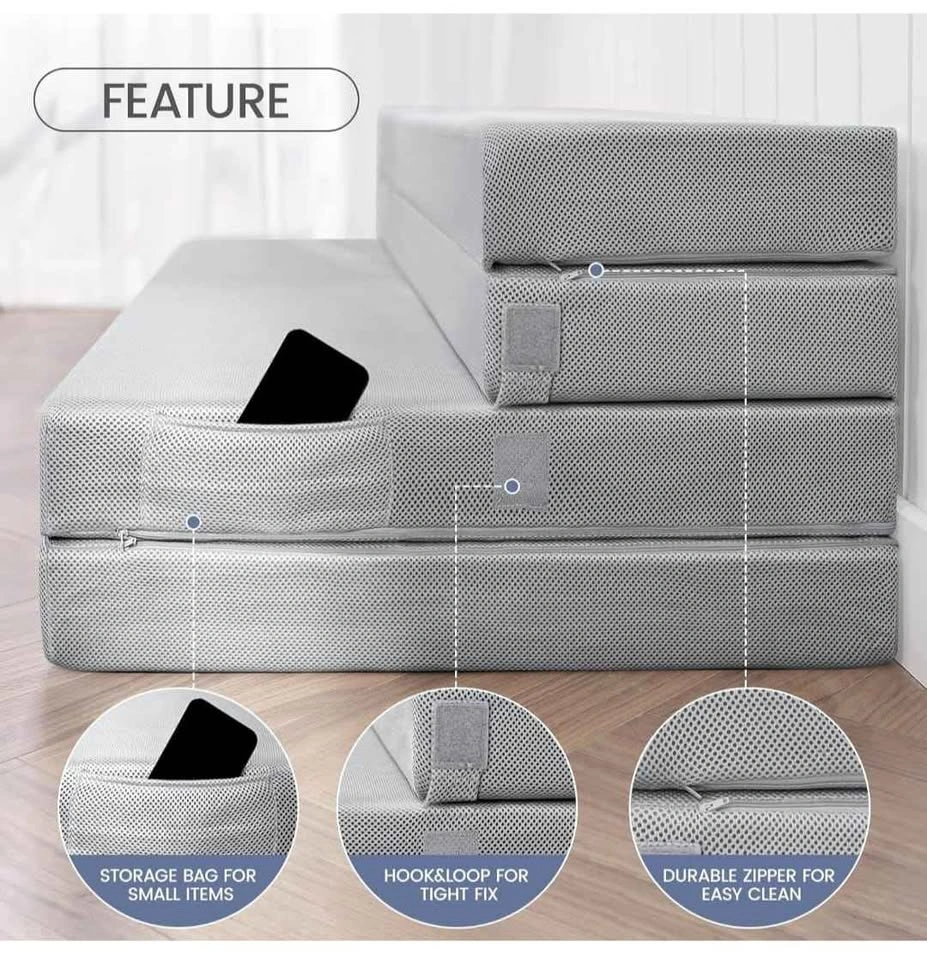 Youzi 4-Inch Foldable Twin XL Mattress with Storage Bag - photo 2