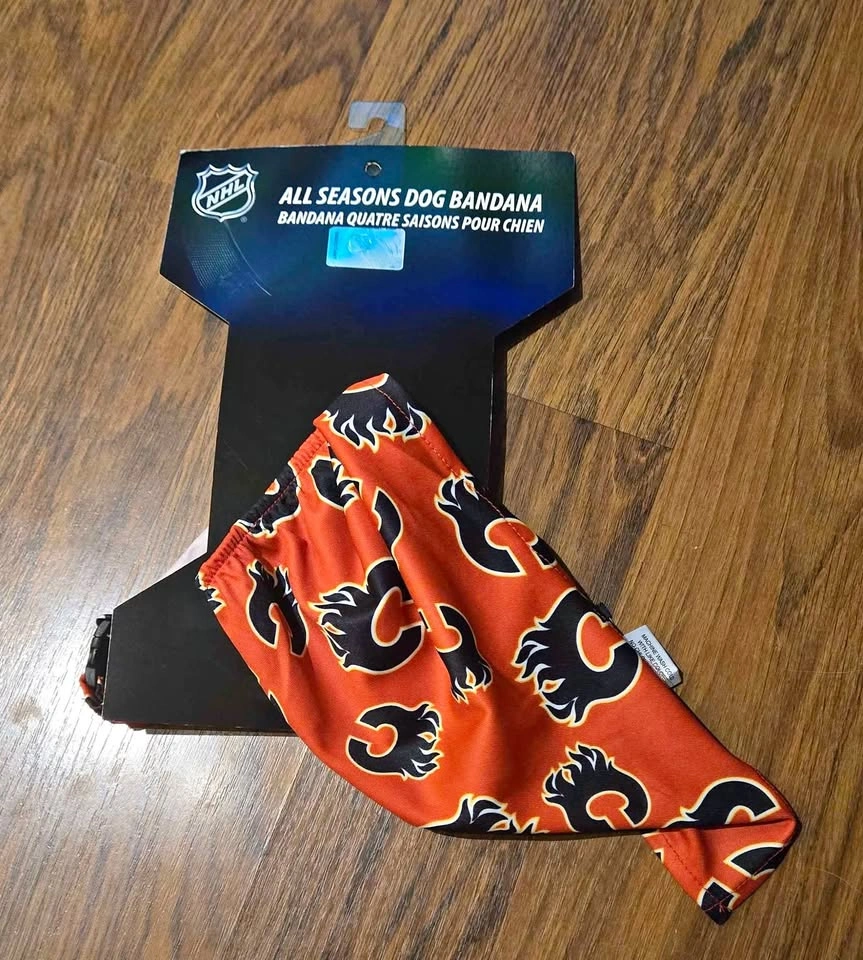 Xl Dog bandana NHL Calgary Flames
