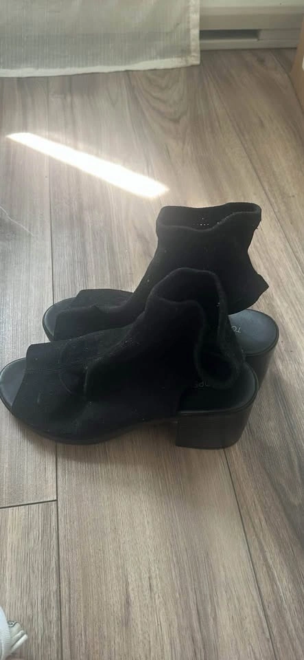Black Open-Toe Heels - Size 9 (Women's, Canada/US) - photo 3