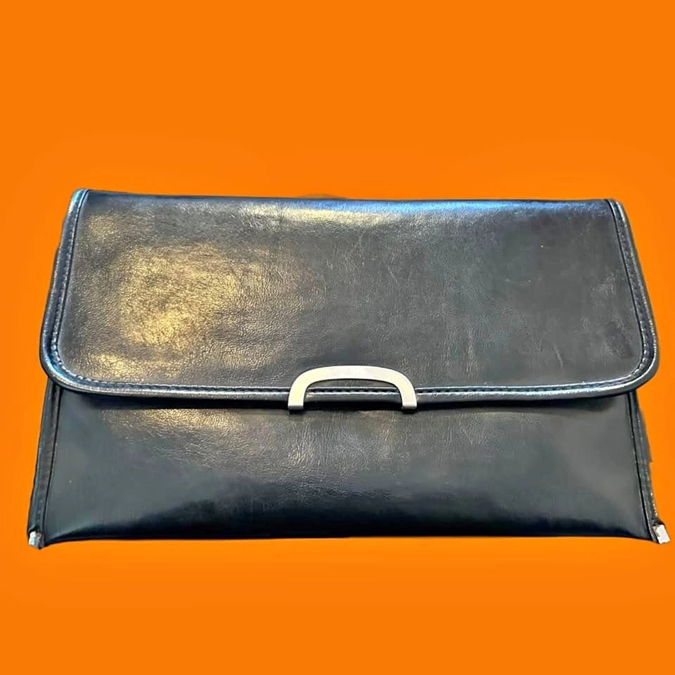 Vintage Leather Clutch Bag