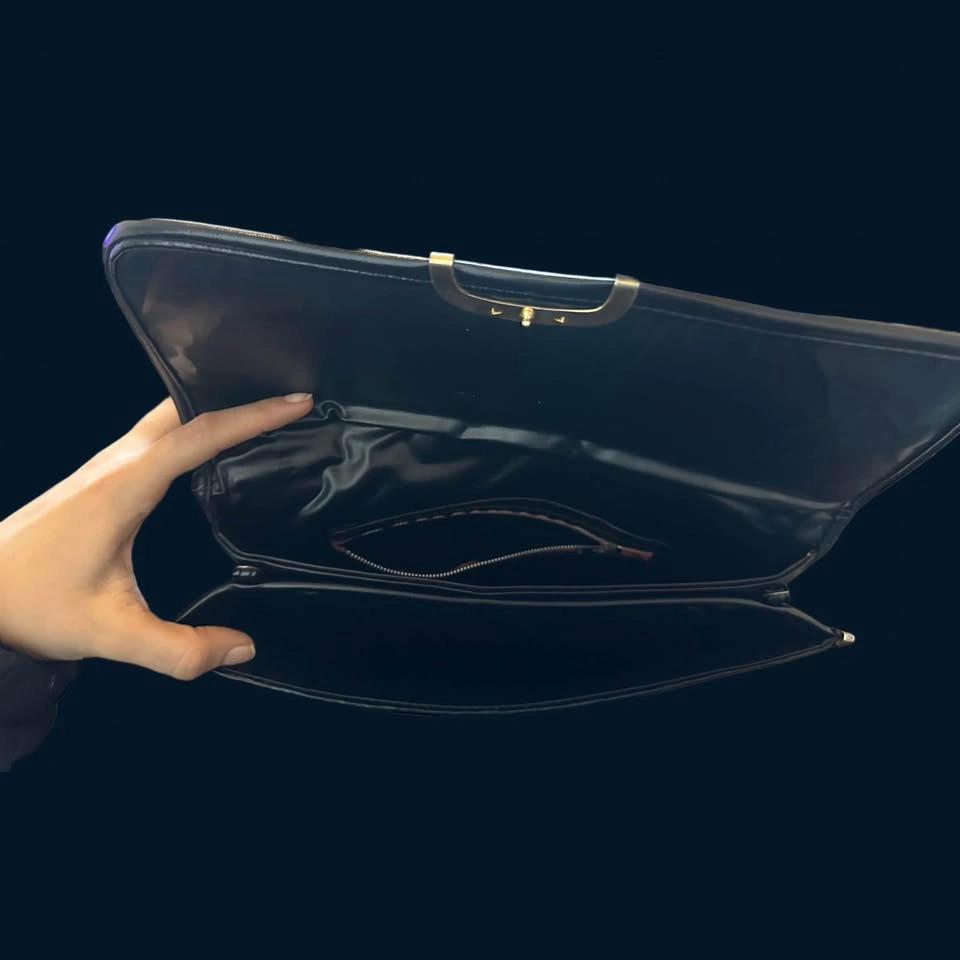 Vintage Leather Clutch Bag - photo 2