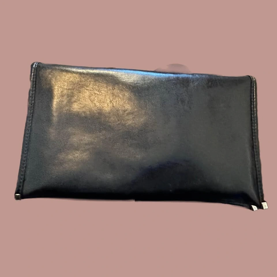 Vintage Leather Clutch Bag - photo 4