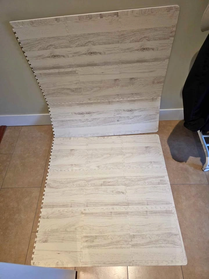 Foam Puzzle Floor Mats (Wood Style) - $15