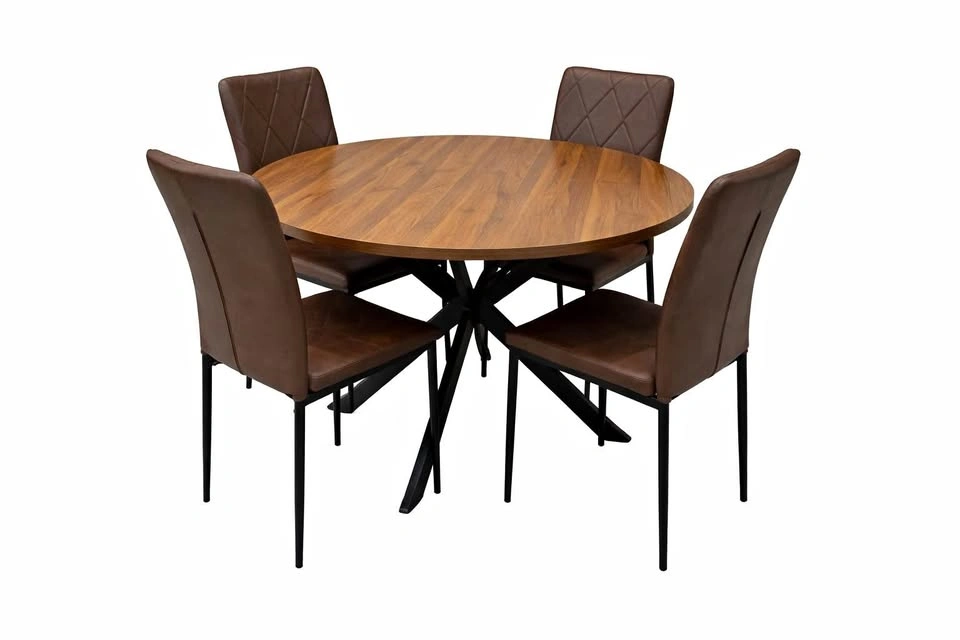 Dining Table Set with 4 Chairs