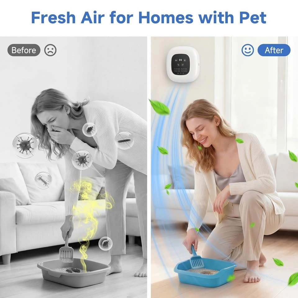 New Home Air Purifier Ozone UV Ion Pet Odor Eliminator - photo 3