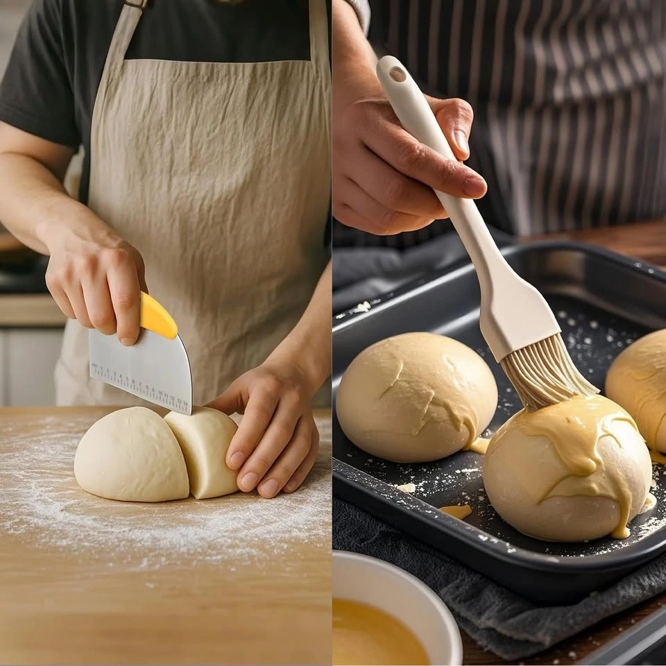 Large Bread Baking Set Banneton Proofing Baskets & Tools - photo 2