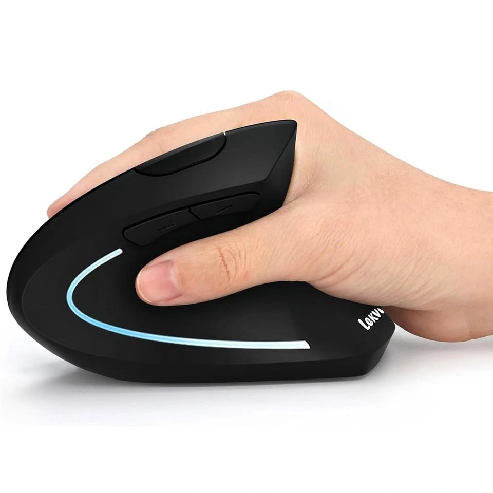 Lexvey Ergonomic Vertical Wireless Mouse Rechargeable USB-A