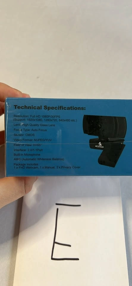 NEXIGO N930AF AutoFocus 1080P Full HD Webcam - photo 3