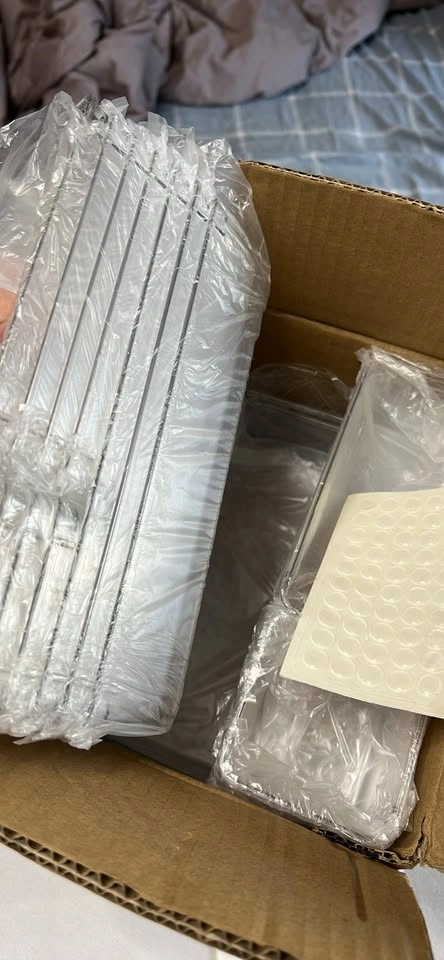 25 PC New Clear Plastic Drawer Organizers Set - photo 2