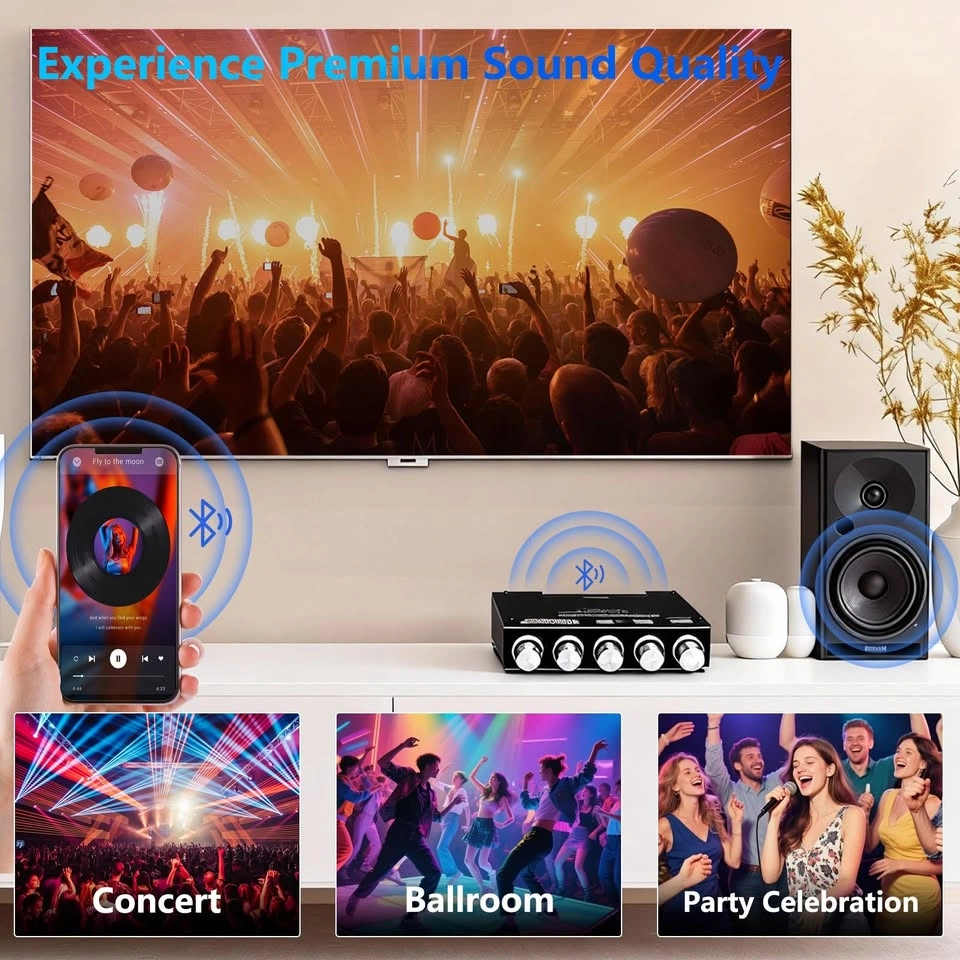 Mini Bluetooth 5.1 Audio Amplifier Board ZY-2.1 - photo 5