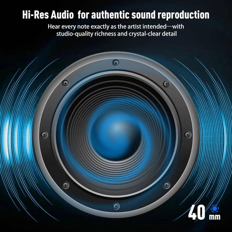 Black Over-Ear Headphones w/ ANC & Hi-Res Audio - photo 4