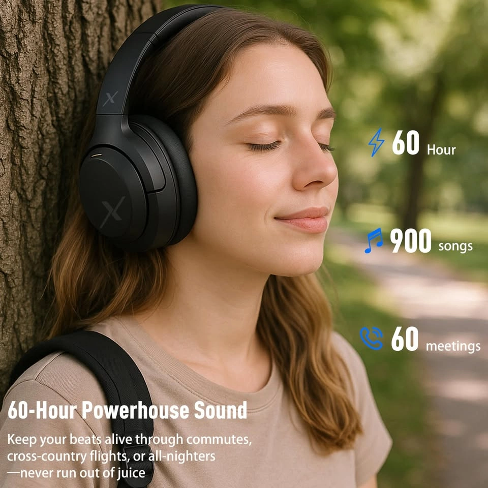 Black Over-Ear Headphones w/ ANC & Hi-Res Audio - photo 5