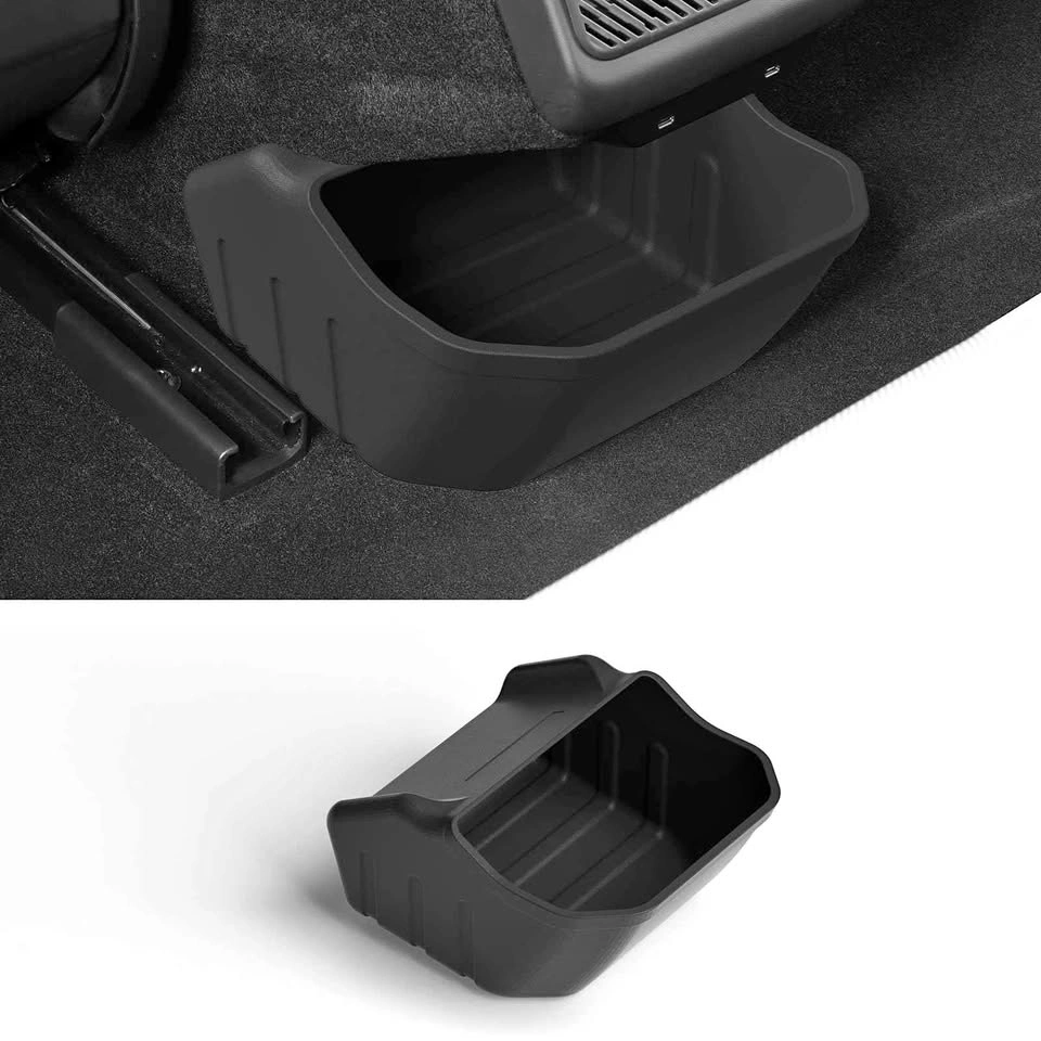 Zanch Tesla Rear Center Console Organizer Trash Can