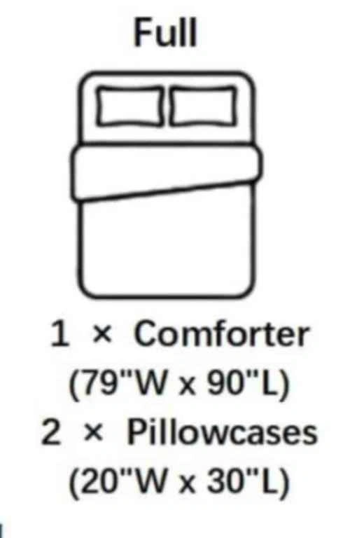 Erose Bridal Full Size 3 Piece Construction Comforter Set - photo 2