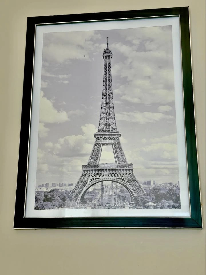 Eiffel Tower Framed Wall Art - Moving Sale!