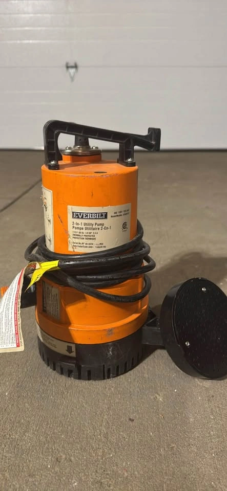 Everbilt 1/4 HP 2-in-1 Utility Pump - photo 2