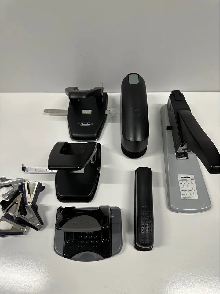 Office Supplies Bundle – Desk Organizers, Staplers, Hole Punch, - photo 2