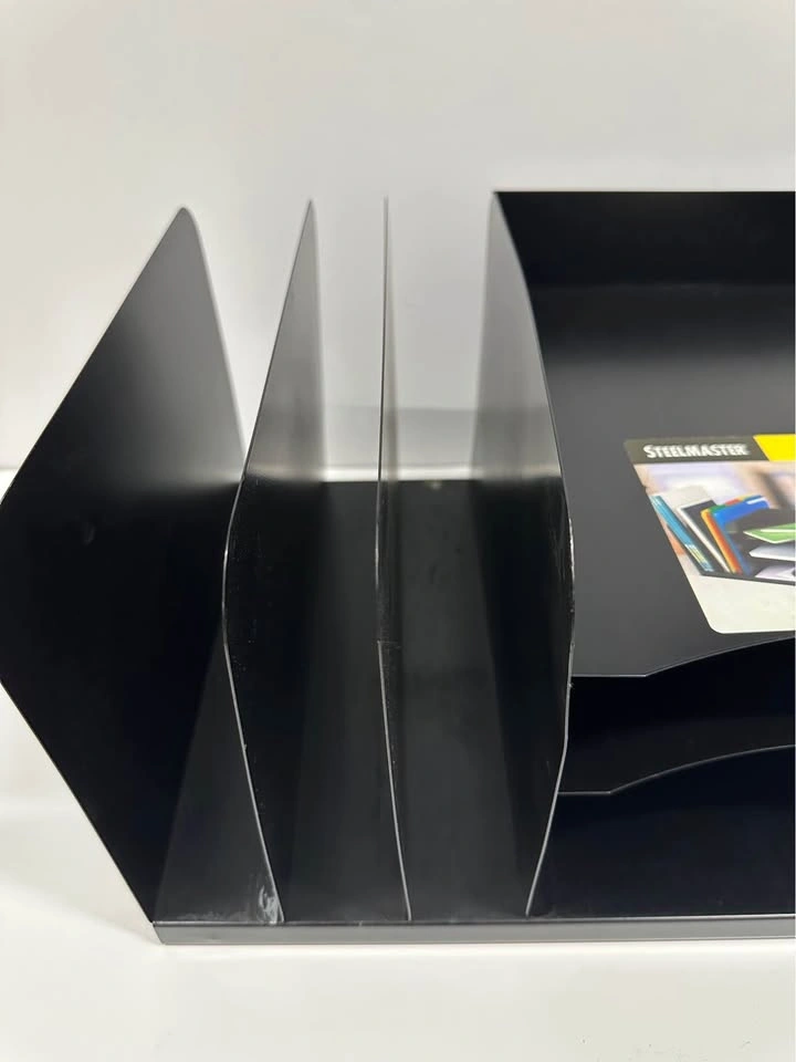 Metal Desk Organizer Set – File Holder & Paper Tray - photo 4