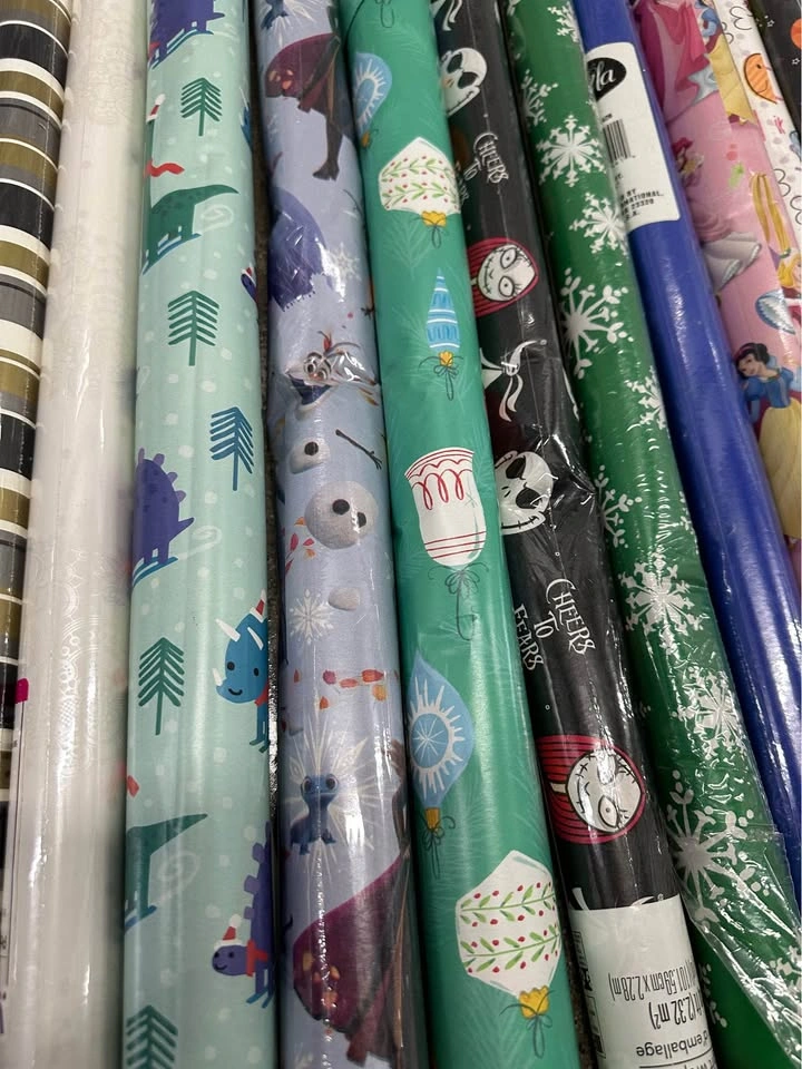 Large Lot of Gift Wrap Rolls – Mixed Prints – Most Sealed - photo 3