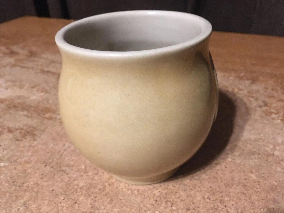 DITMAR URBACH MUG CUP SAND COLORED WITH SUNFLOWER CZECHOSLOVAKIA - photo 4