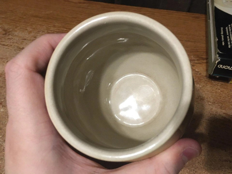 DITMAR URBACH MUG CUP SAND COLORED WITH SUNFLOWER CZECHOSLOVAKIA - photo 5