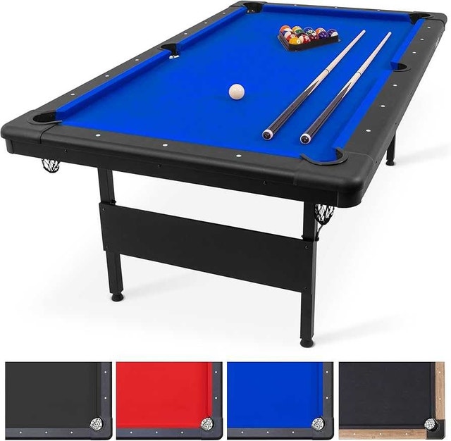 GOSPORTS 7 FT BILLIARDS TABLE BLUE