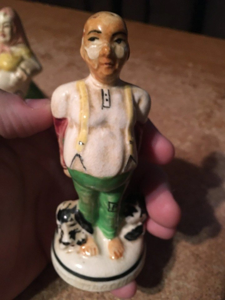 VINTAGE BEFORE & AFTER BRIDE GROOM SHAKERS - photo 4