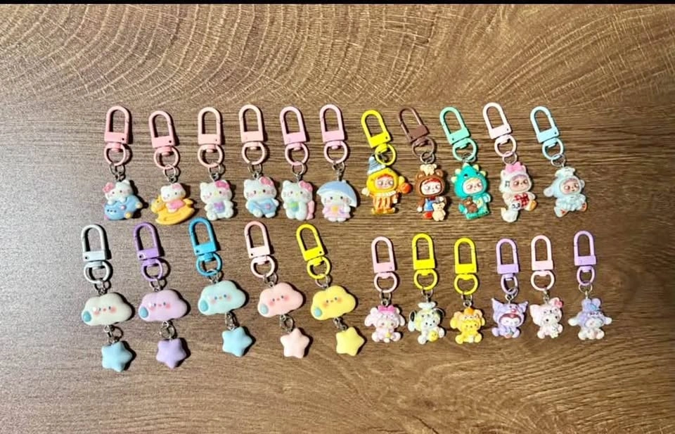 Cute Kawaii Keychains - Hello Kitty & Friends, Cloud Stars