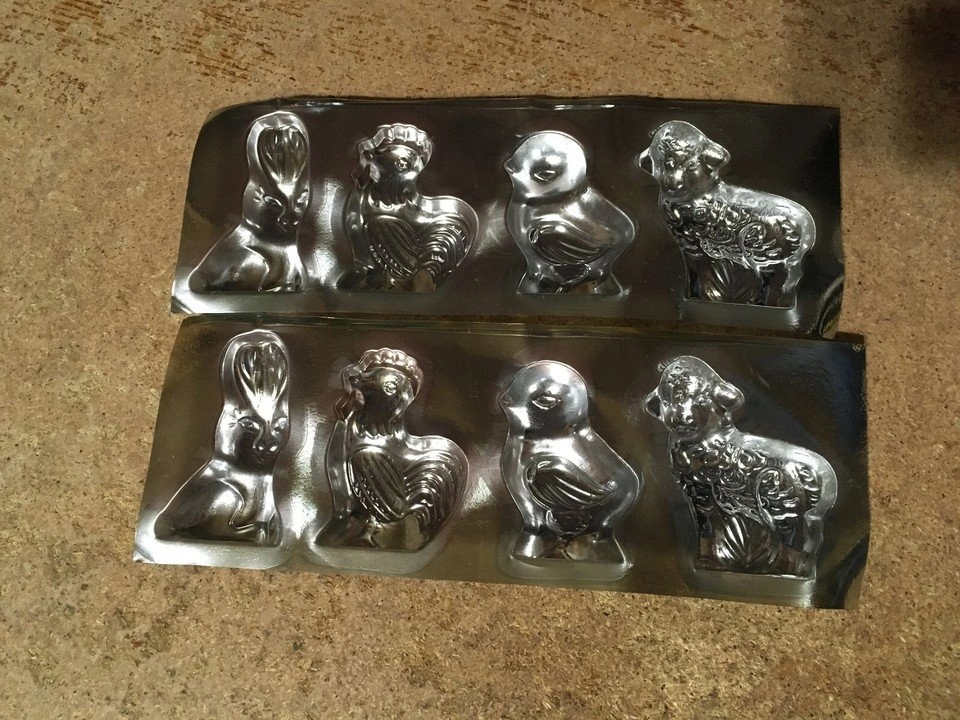 Vintage Soft Plastic Candy Molds - Easter Bunny, Lamb, Chicken - photo 4