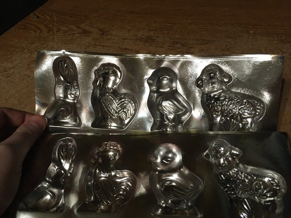 Vintage Soft Plastic Candy Molds - Easter Bunny, Lamb, Chicken - photo 5