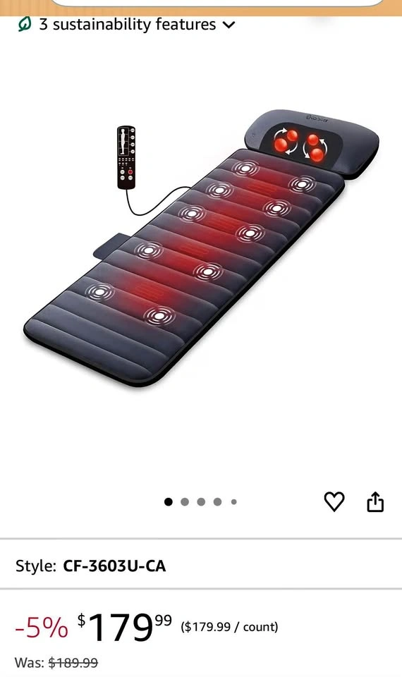 COMFIER Vibration Full Body Massage Mat