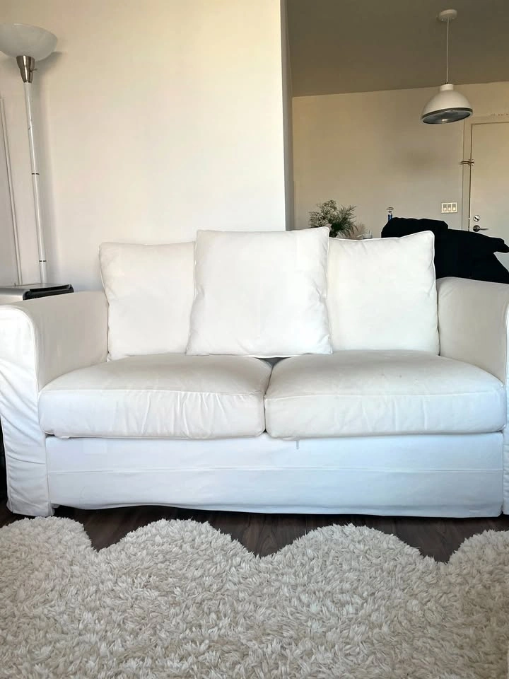 White Loveseat Couch