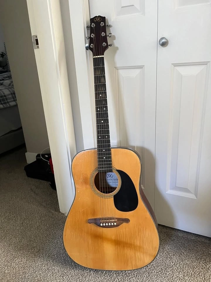 SX Acoustic Dreadnought Guitar