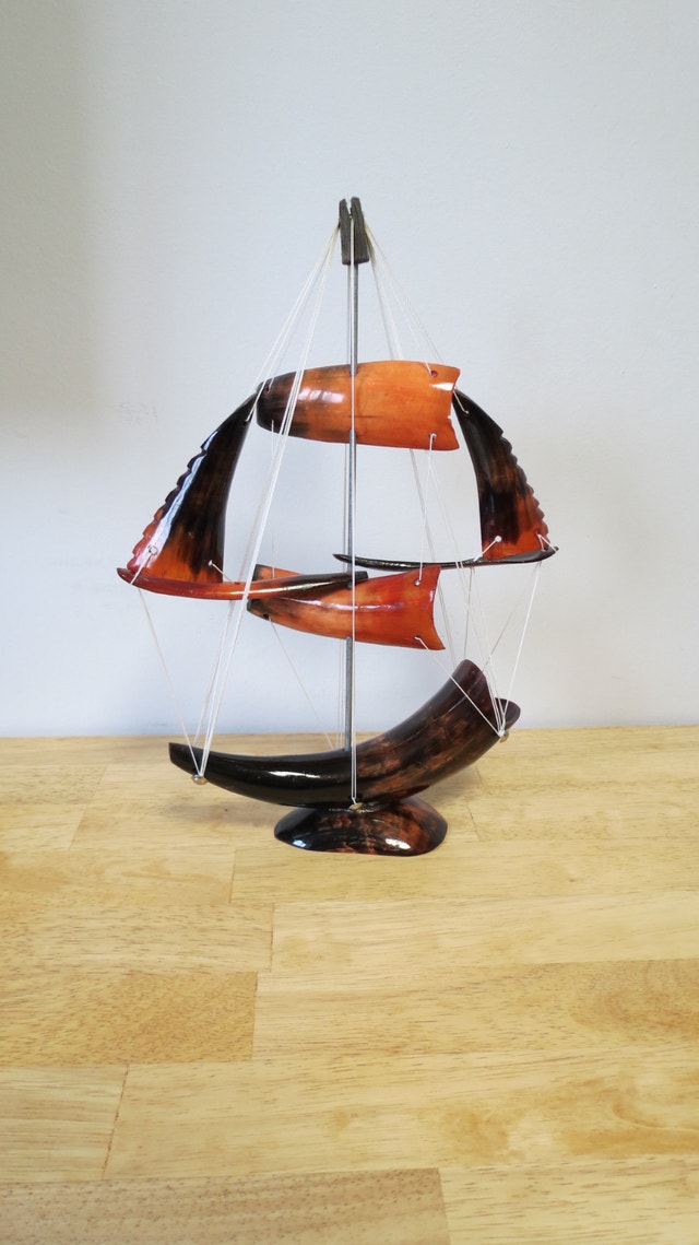 Bull Horn Ship Model - photo 2