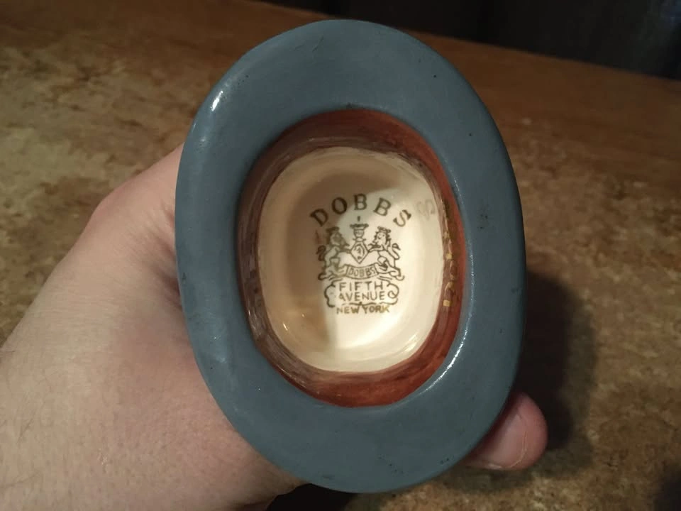 Vintage Ceramic Dobbs Hats Advertising Top Hat - photo 4