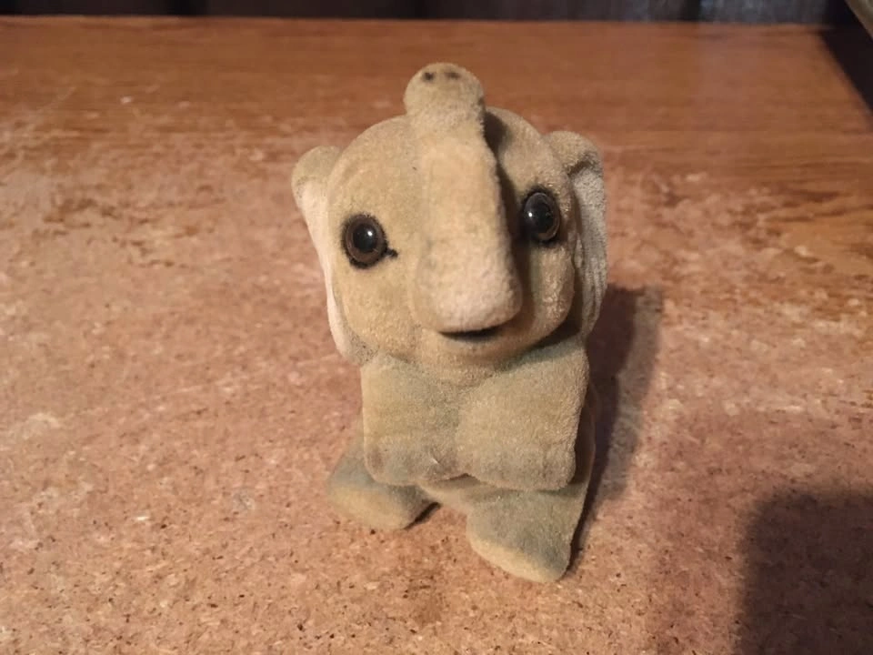 Josef Originals George Flocked Elephant - photo 3
