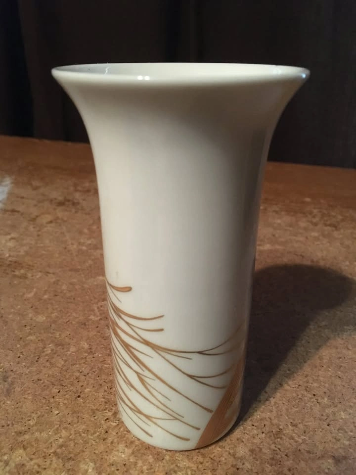 ROSENTHAL GERMANY STUDIO LINIE BLUE GOLD BUTTERFLY BUD VASE ALAI - photo 3