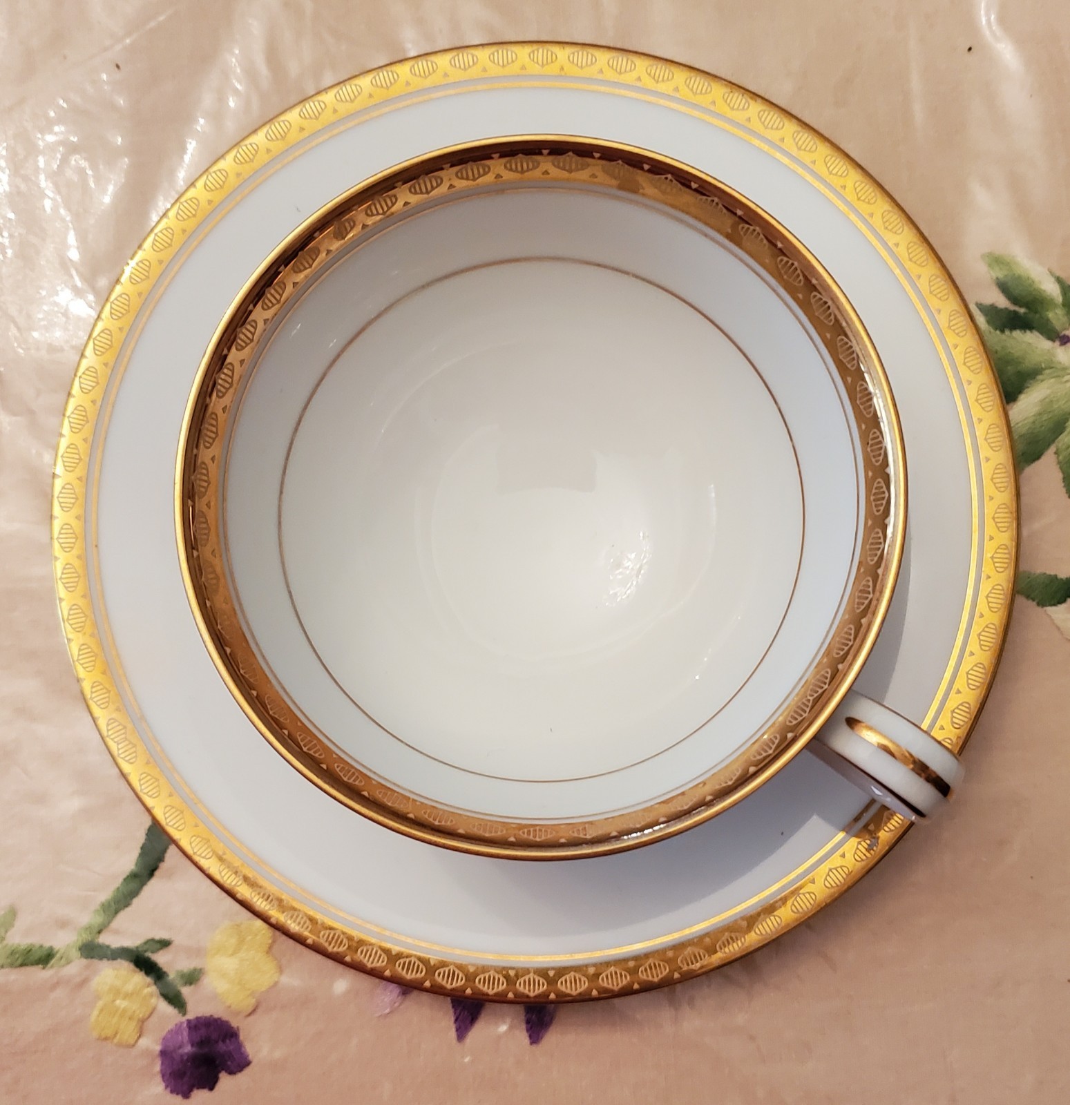 Antique Noritake Teacup And Saucer