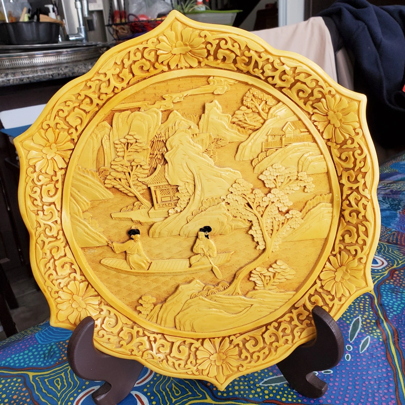 Asian Cinnabar Plate