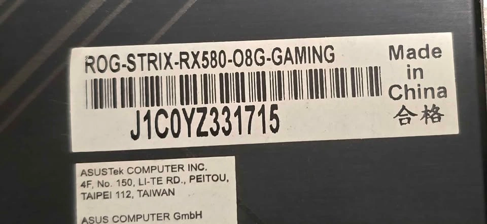 ASUS ROG Strix Radeon RX 580 8GB Gaming Graphics Card - photo 4