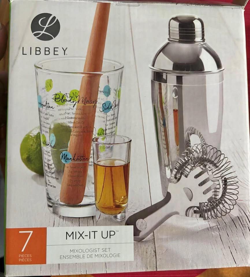 Libbey Mix-It Up 7 Piece Cocktail Set