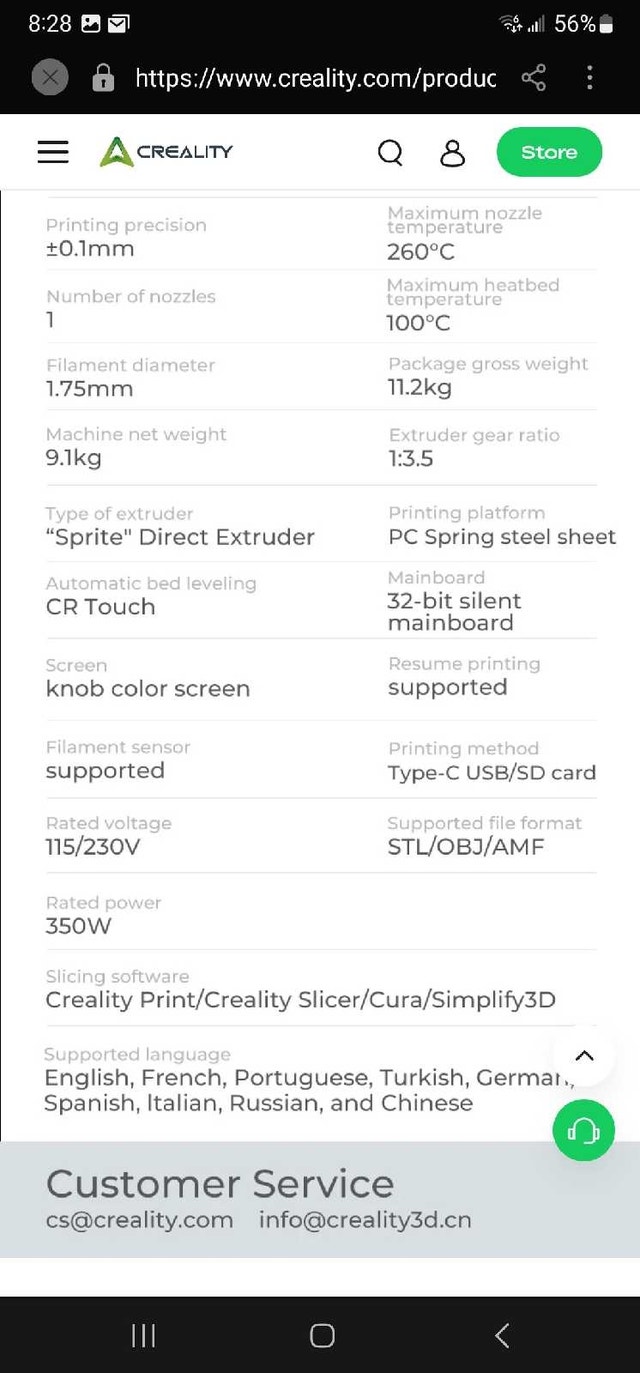 Creality Ender-3 S1 Pro 3D Printer - photo 3