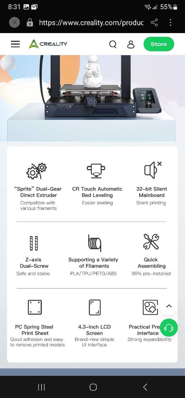 Creality Ender-3 S1 Pro 3D Printer - photo 4