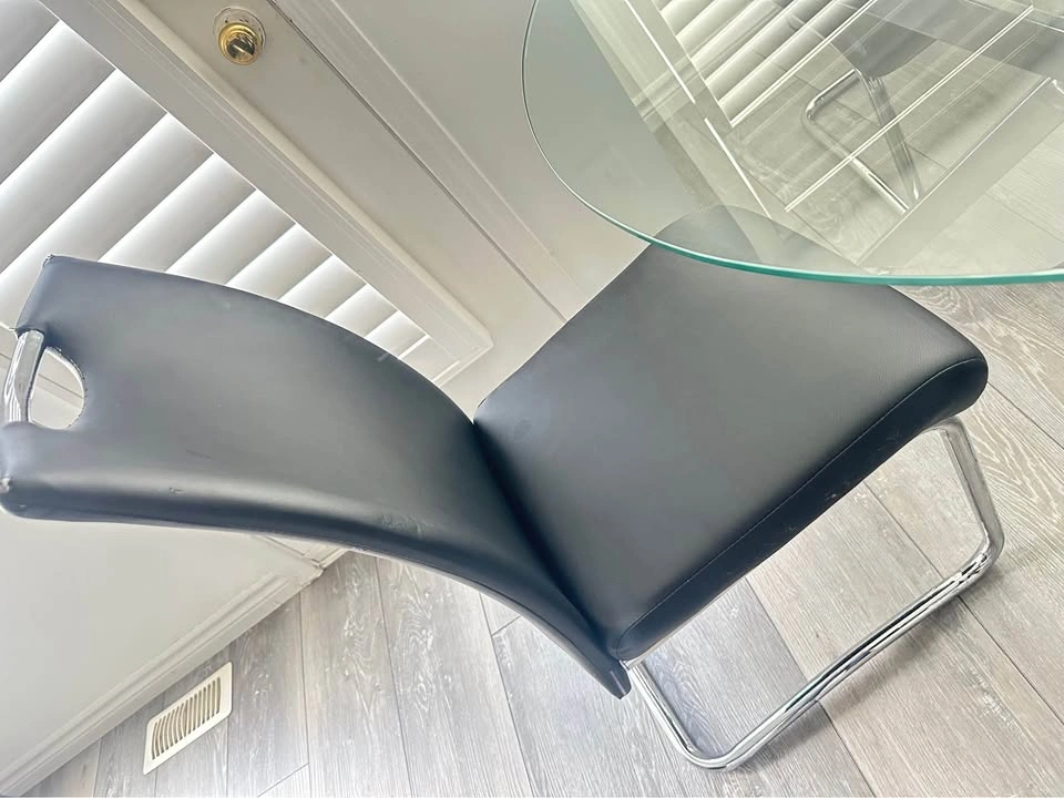 Modern Glass Dining Table Set (4 Chairs Included) - photo 3